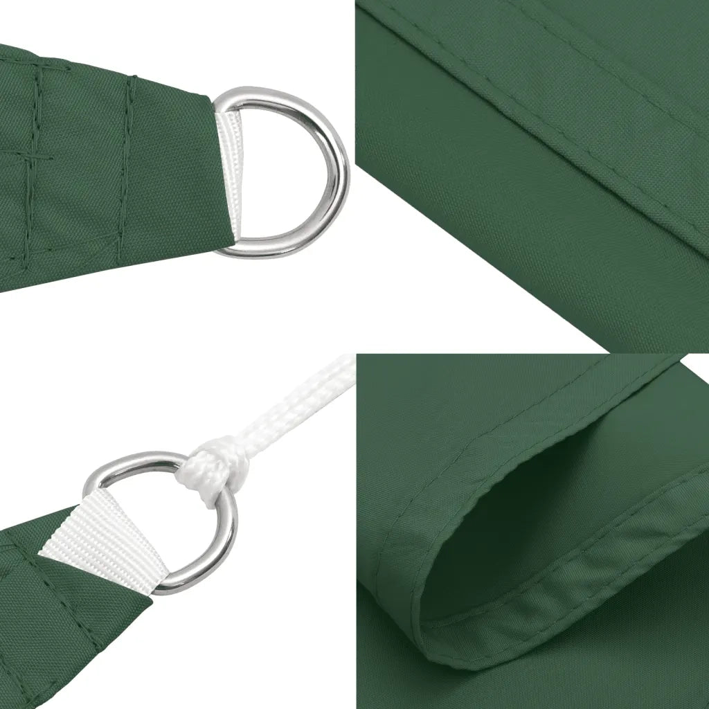 Parasole a vela | Telo Ombra | Vela da ombra Oxford Triangolare 2,5x2,5x3,5 m Verde Scuro