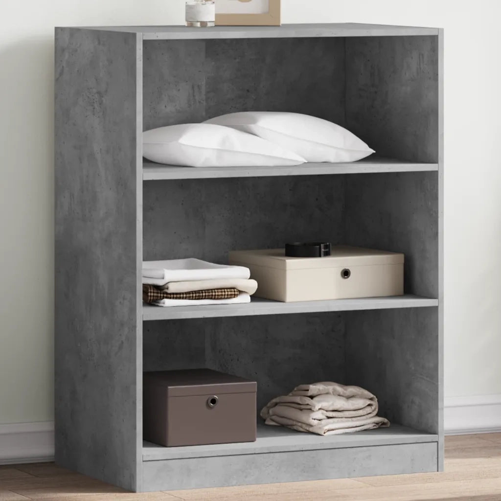 Armadio Grigio Cemento 77x48x102 cm in Legno Multistrato CFW3253535