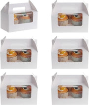 Decine di cupcake con finestra e manico - necessario