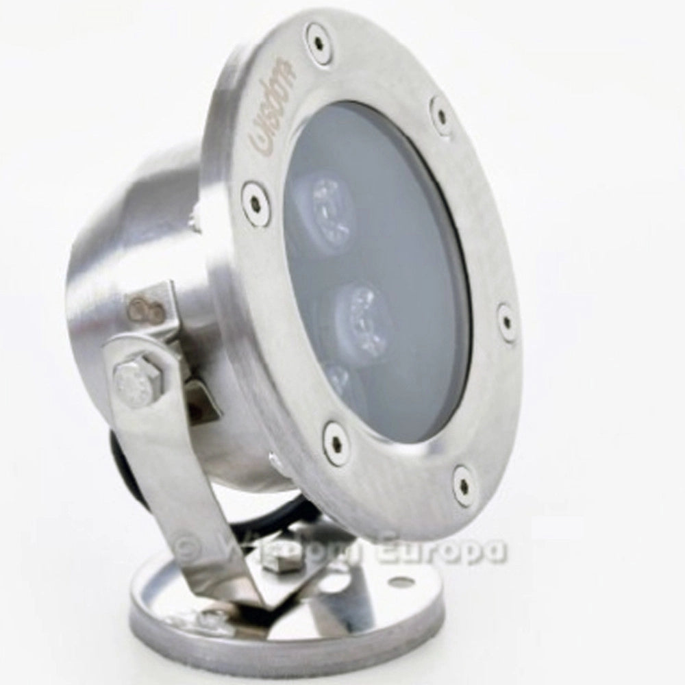 Trade Shop - Faretto Spot Light Per Esterno Da Giardino 6 Watt Luce Calda Fredda Verde Rgb - -bianco Freddo      -