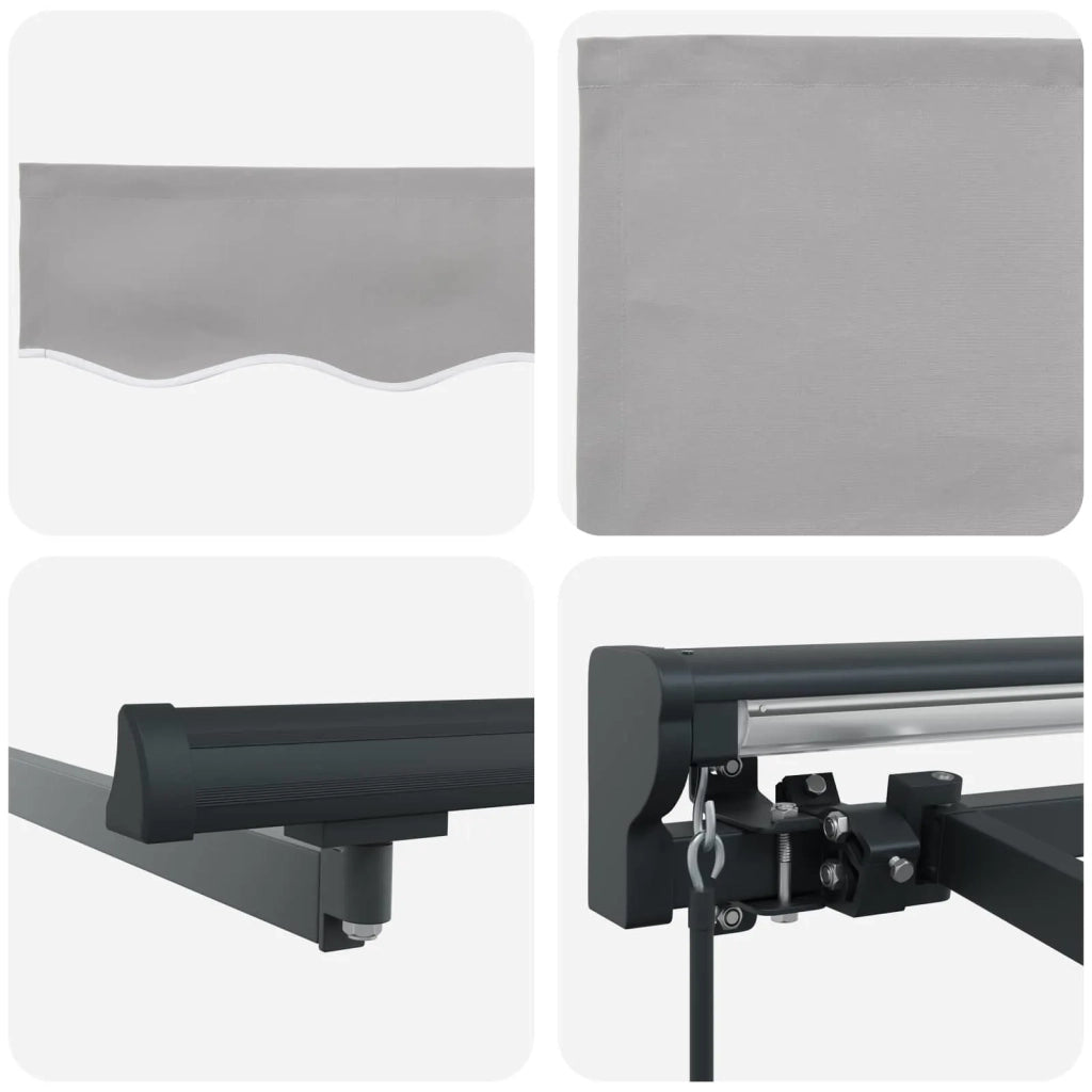 Struttura della tenda Grigio chiaro 350 x 250 cm 3330391