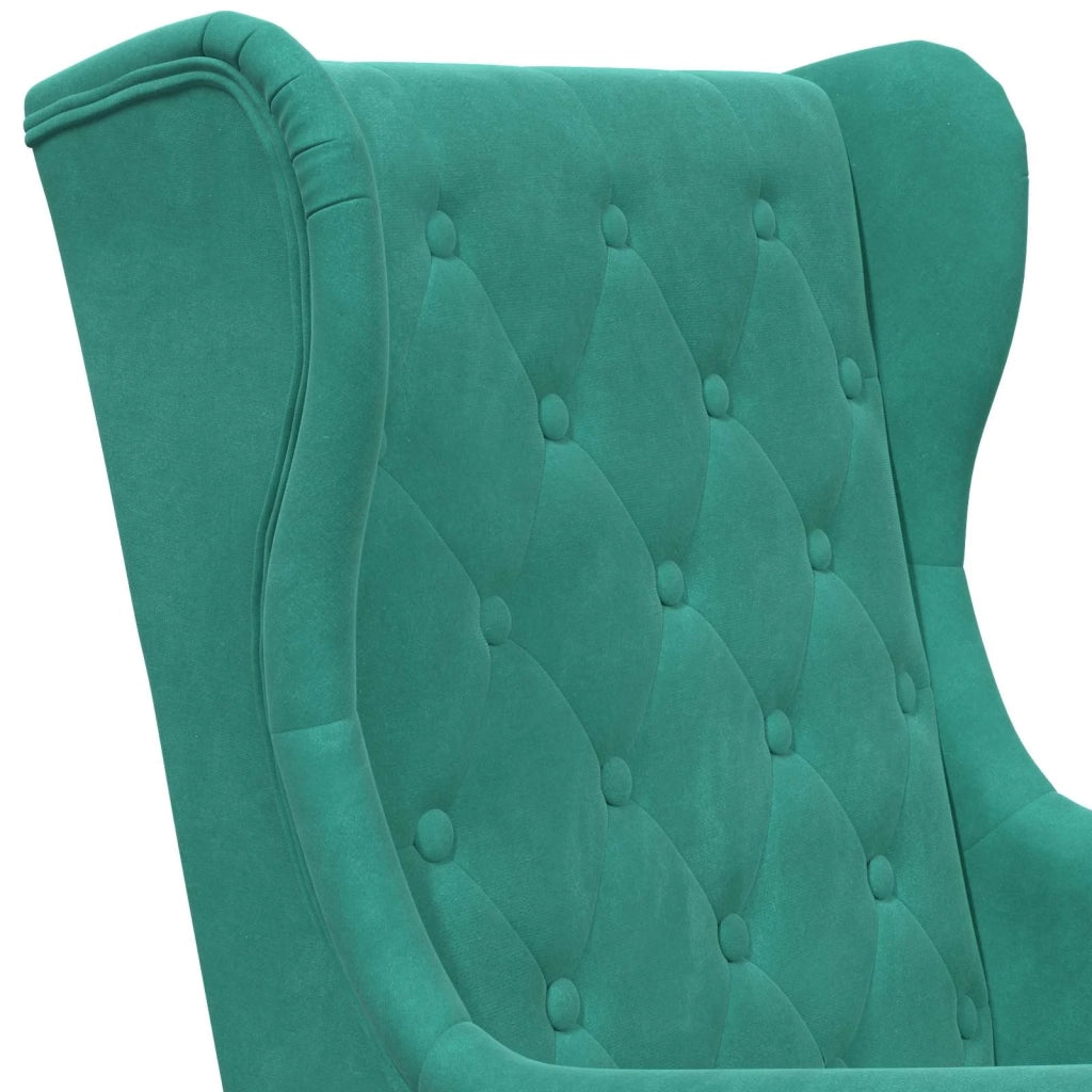 Poltrona | Sedia Relax Turchese Velluto