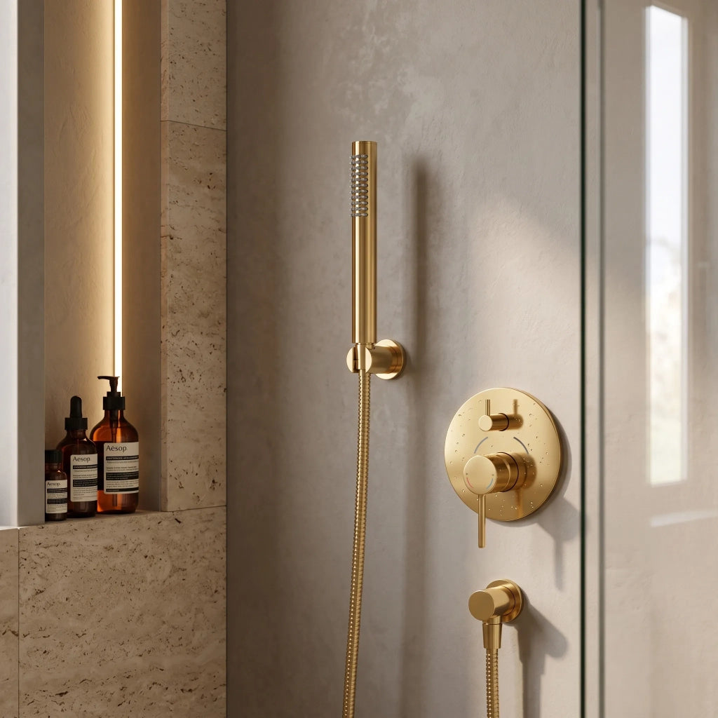 Doccia A Mano Rea Js-018 Gold