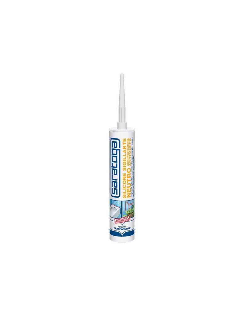 SILICONE NEUTRO CART. - TRASPARENTE - SARATOGA