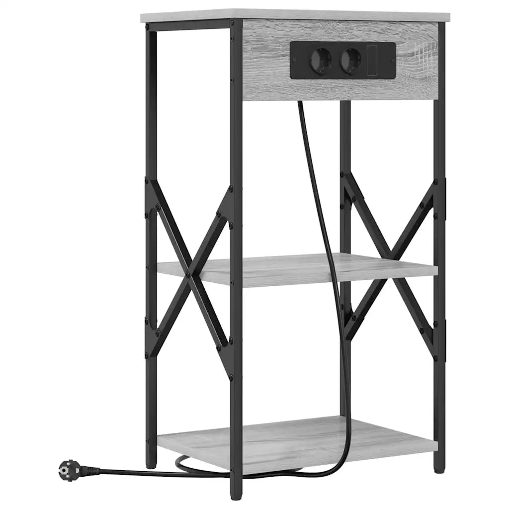 Armadio da Notte 2 pcs Grigio Sonoma 41 x 31 x 76 cm 859532