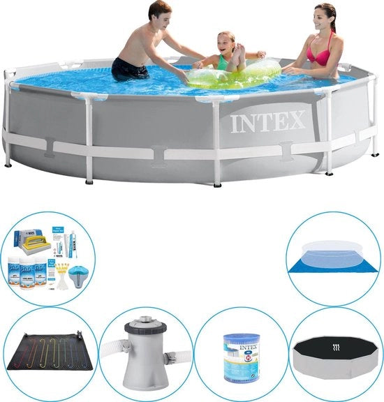 Pacchetto Economico per Piscina con Struttura a Rete Ronda di 305x76 cm
