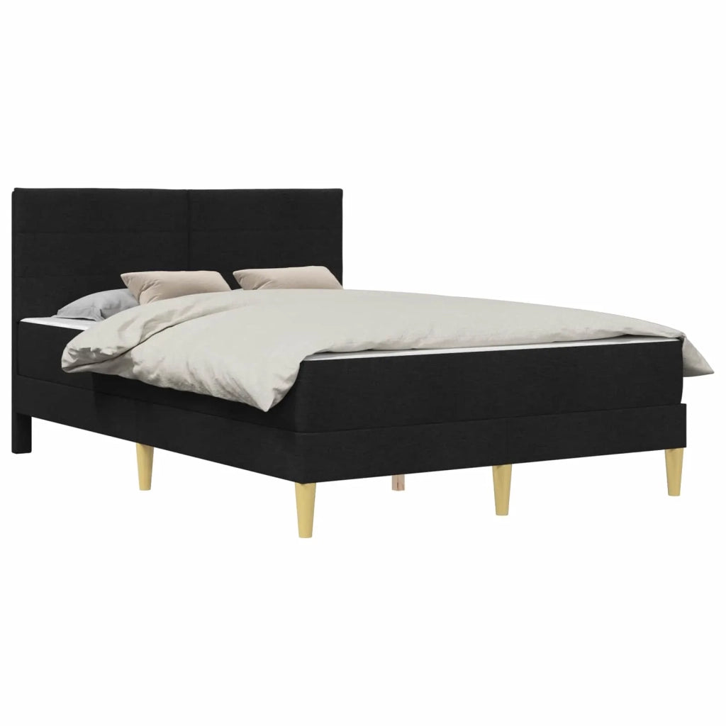 Struttura del letto Nero 140 x 200 cm Poliestere 3414961