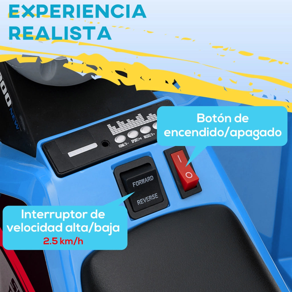 Quadro Elettrico per Bambini ¨C Minimal ¨C Blu