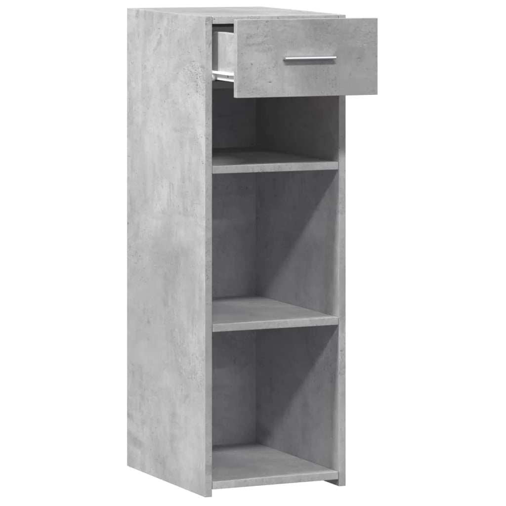 Buffet credenza cassettiera armadio mobile contenitore organizer cucina soggiorno salotto 30 x 42,5 x 93 cm legno ingegnerizzato grigio 02_0031864