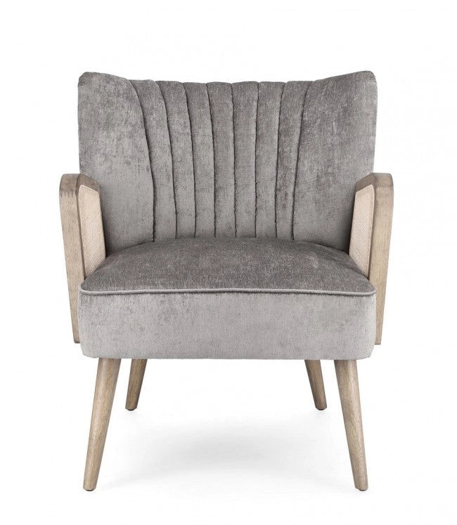 Poltrona 64x71x79h cm Virna Silver