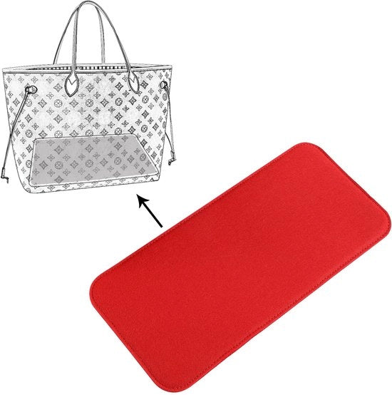 Forma base in felt per borse Speedy 30 e Neverfull MM (rosso)