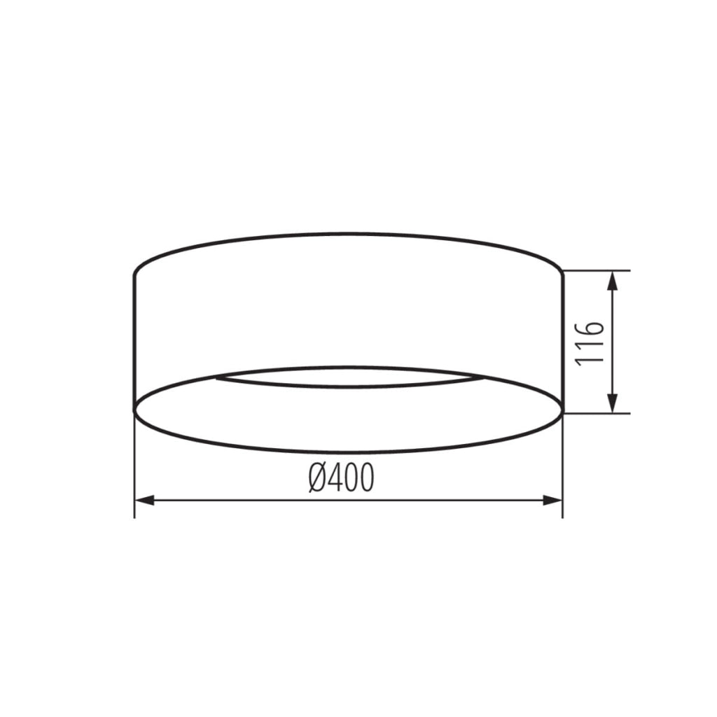 Plafoniera LED rotonda Kanlux RIFA 17,5W 4000K 1500lm
