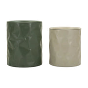 Set di Tavolini VKH1125, Multicolore, Metallo, 39,5x39,5x48 cm