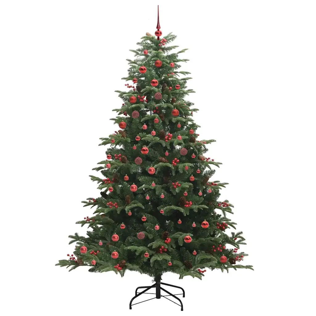 Albero di Natale artificiale con 300 LED Verde 210 cm 3395559