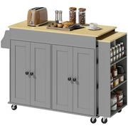 Isola Cucina con Ruote ¨C Zephmum ¨C Grigio