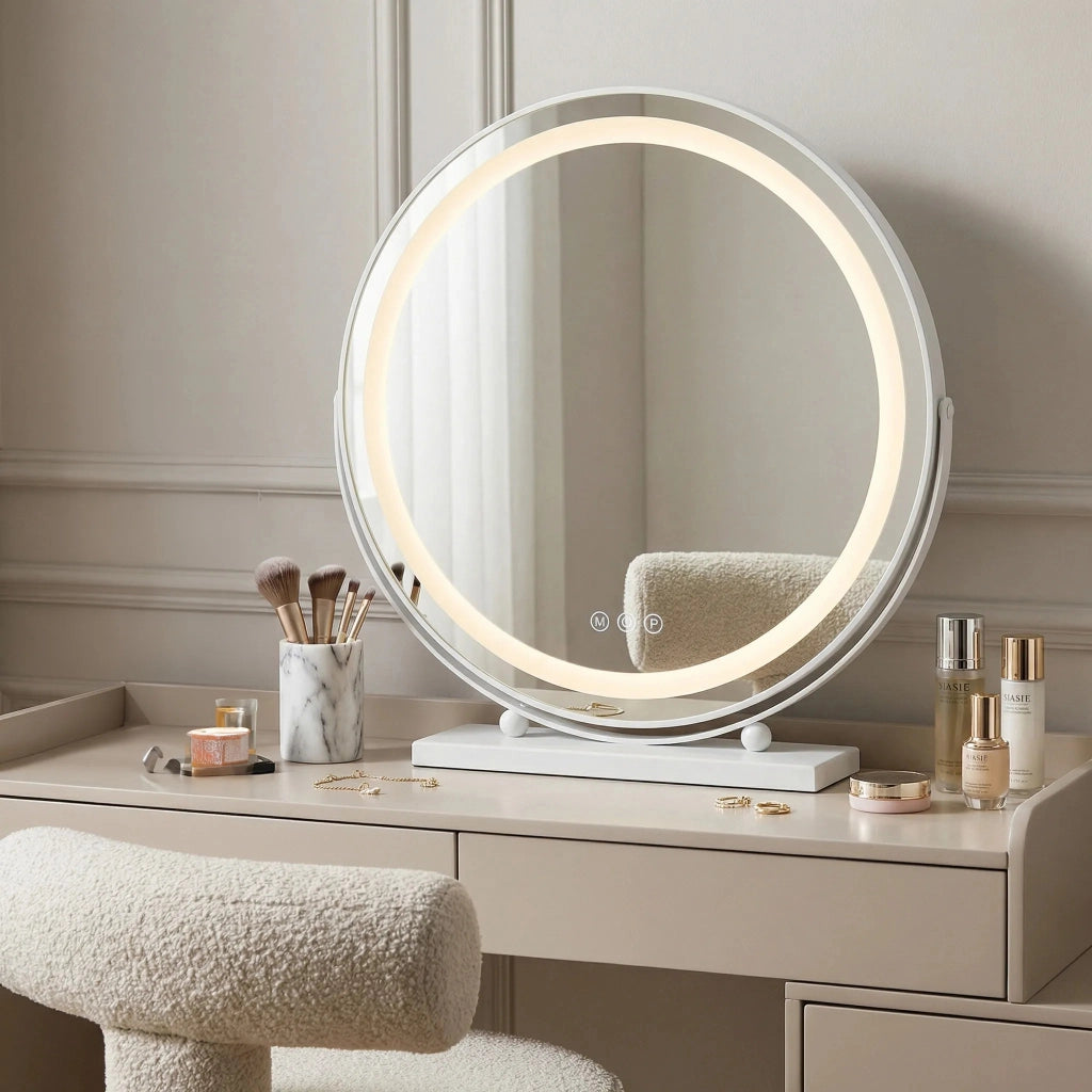 Specchio Led Make-up White 50 Cm