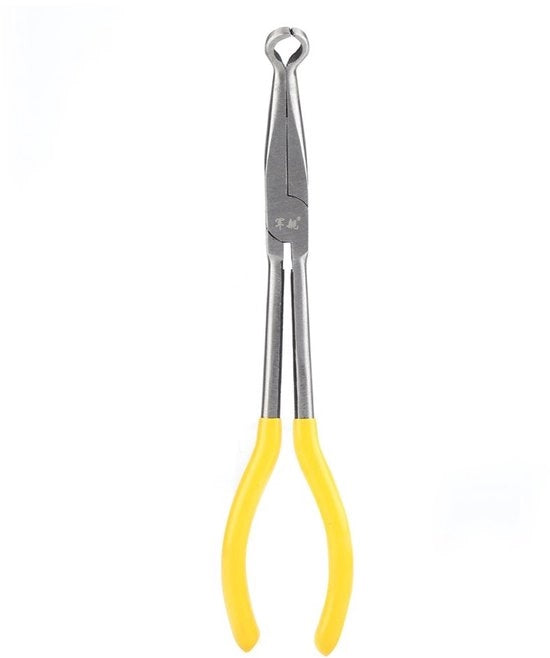 Tang professionale 270mm con piegatura 45°/90° - punta a forma di "O" - maniglia ergonomico - acciaio di alta qualità - progettato professionalmente