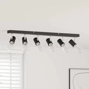 Faretto da soffitto Nero 73 x 6,5 x 11,5 cm Metallo 4108188