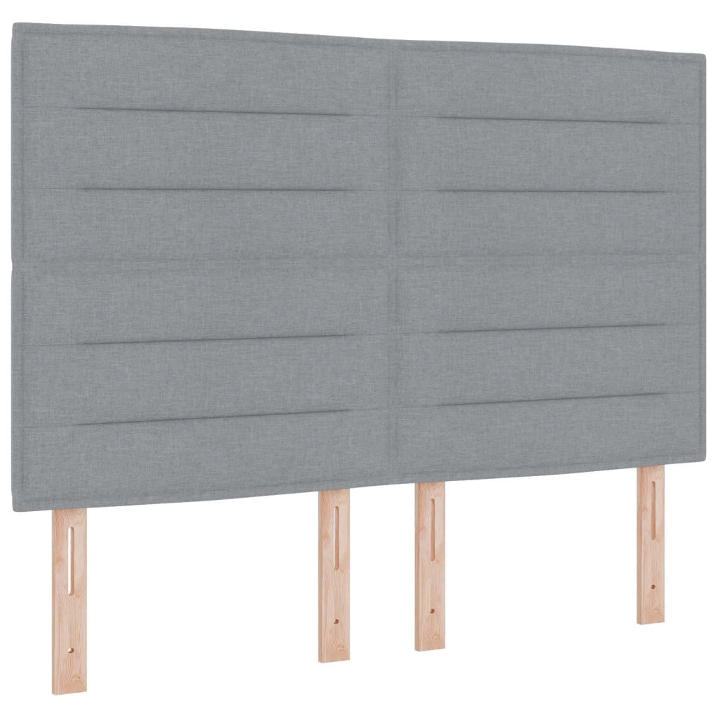 Letto con contenitore e materasso Grigio Chiaro 140 x 190 cm 3459438