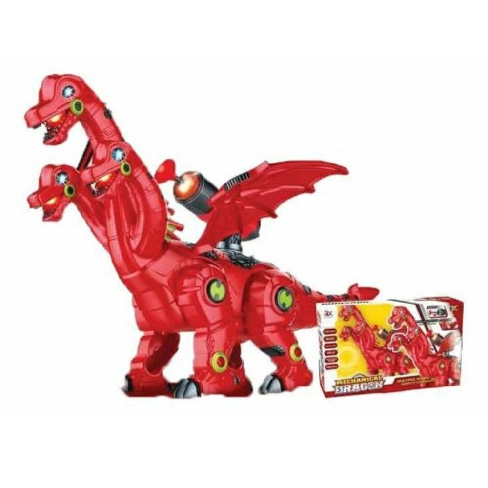 Trade Shop - Mechanical Dragon Dragone Robot Con Luci E Suoni Giocattolo Gioco Bambini -