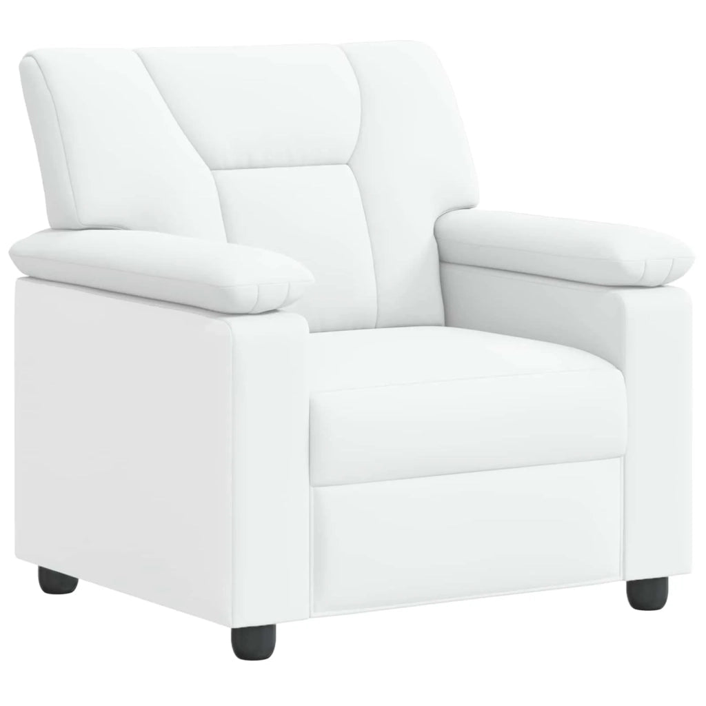 Set di divani 3 pcs Bianco Similpelle 3430557