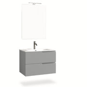 Composizione 4 pezzi VENERE grigio opaco