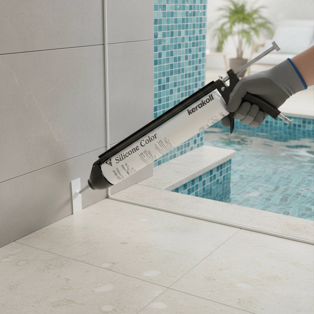 Silicone sigillante decorativo piastrelle mosaici giunture fughe colorato 310ml *** colore- kk 157, confezione 1