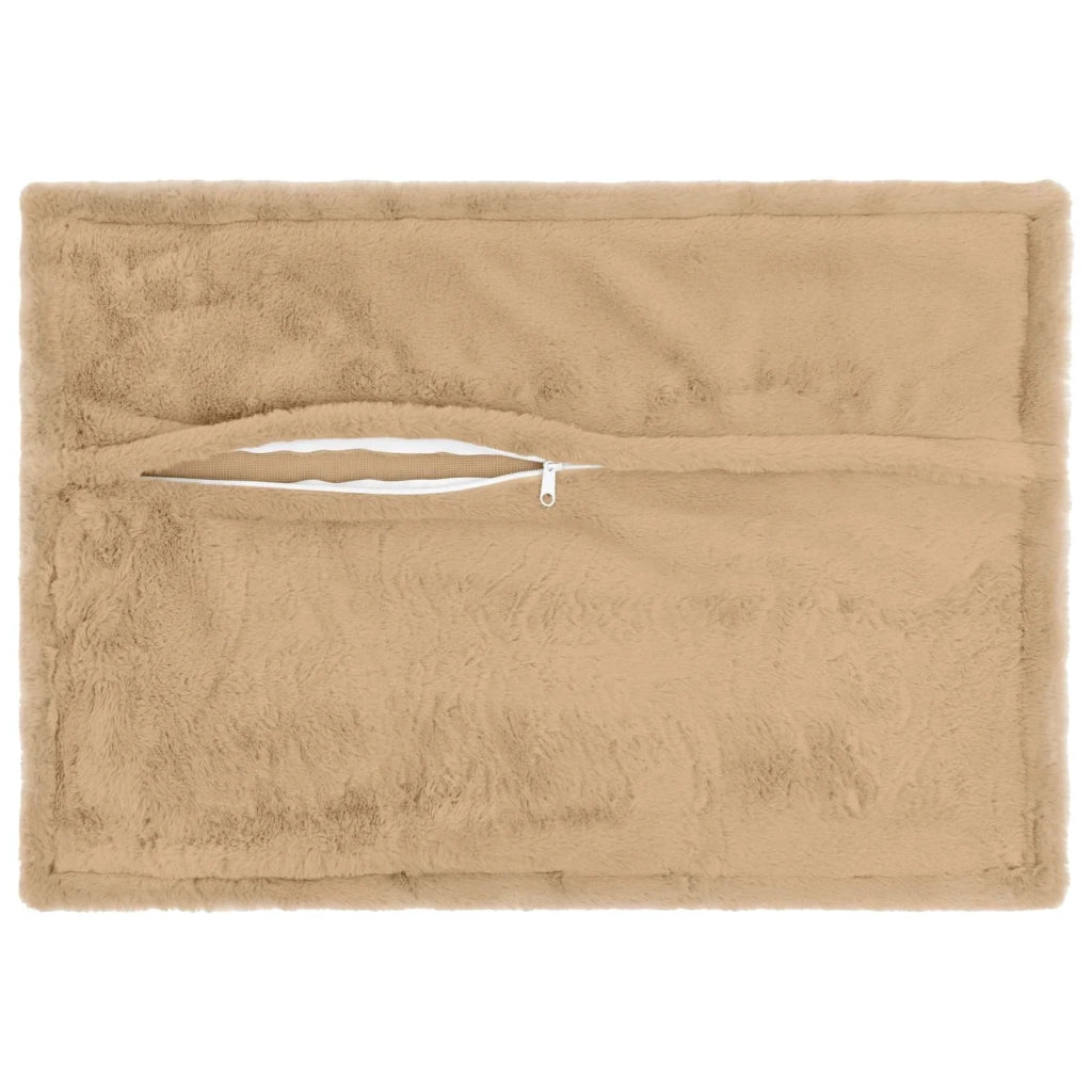 Federa 2 pz HOUTEN Crema 50 x 75 cm Pelliccia di Coniglio Finta 919987