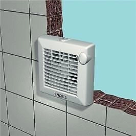 Vortice M 100-4'' A Aspiratore Elicoidale da Muro 90 m³-h 18 W 37,5 dB IPX4 colore Bianco