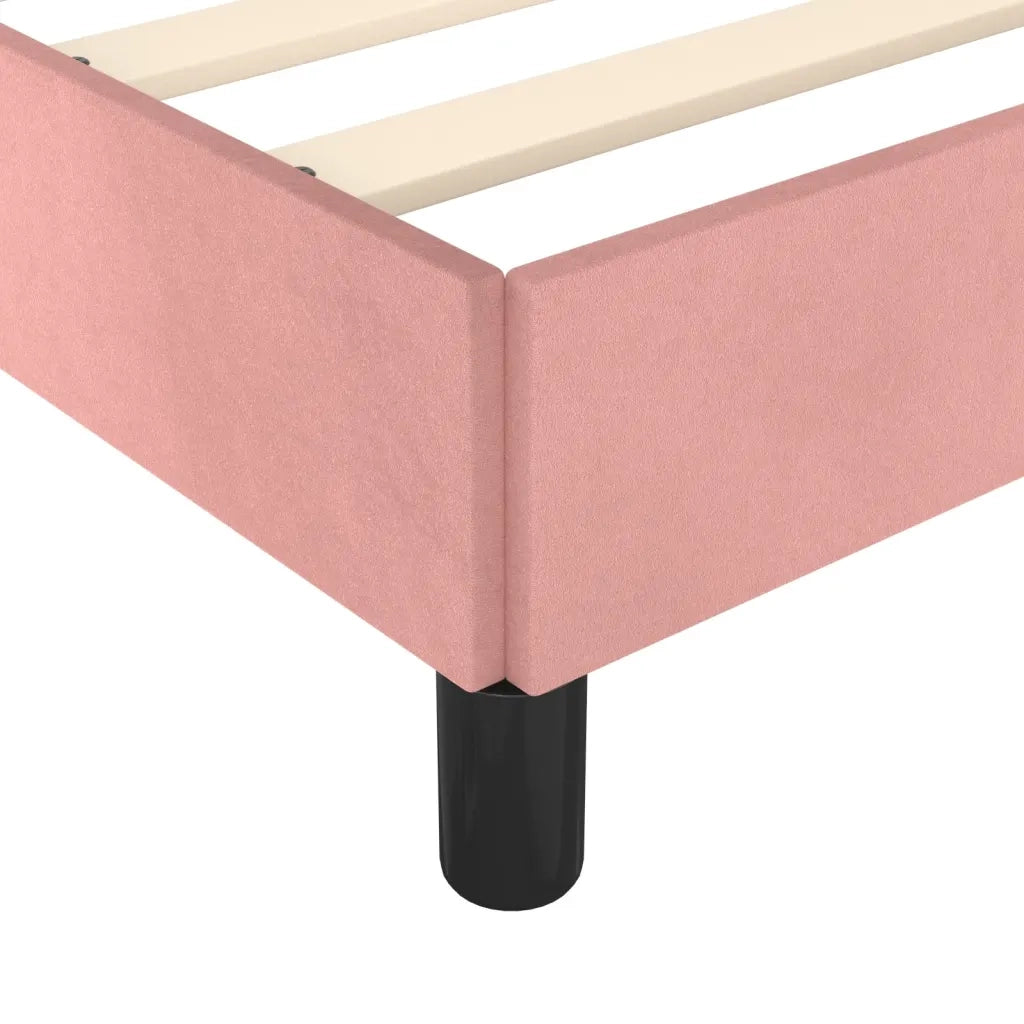 Giroletto-Struttura Letto Rosa 200x200 cm in Velluto 133024