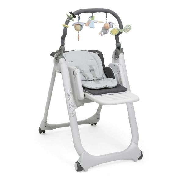 Chicco polly magic relax alzasedia multifunzione seduta imbottita grigio, bianco - 79502.69