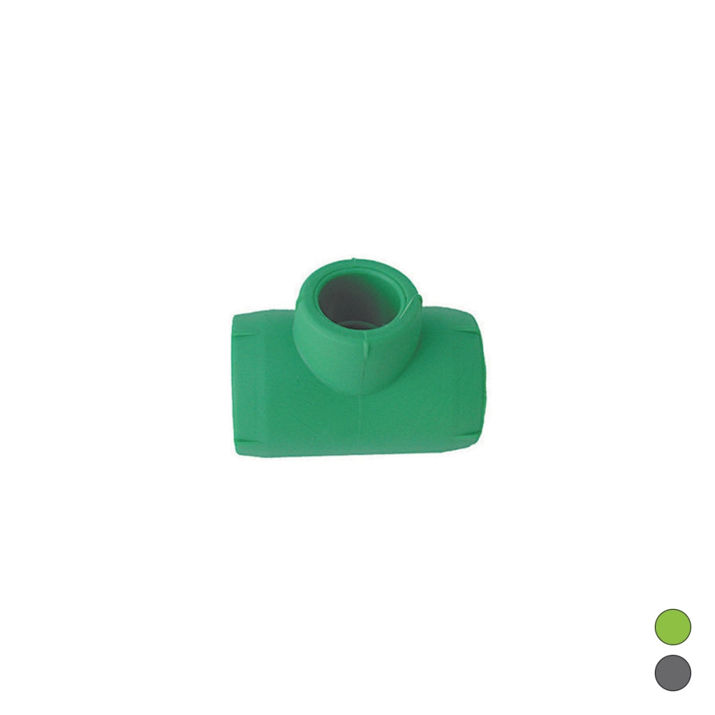 TEE RIDOTTO A 90  ° LISCIO IN POLIPROPILENE- Diam. 50 x 25 x 50- DH- pezzi 1