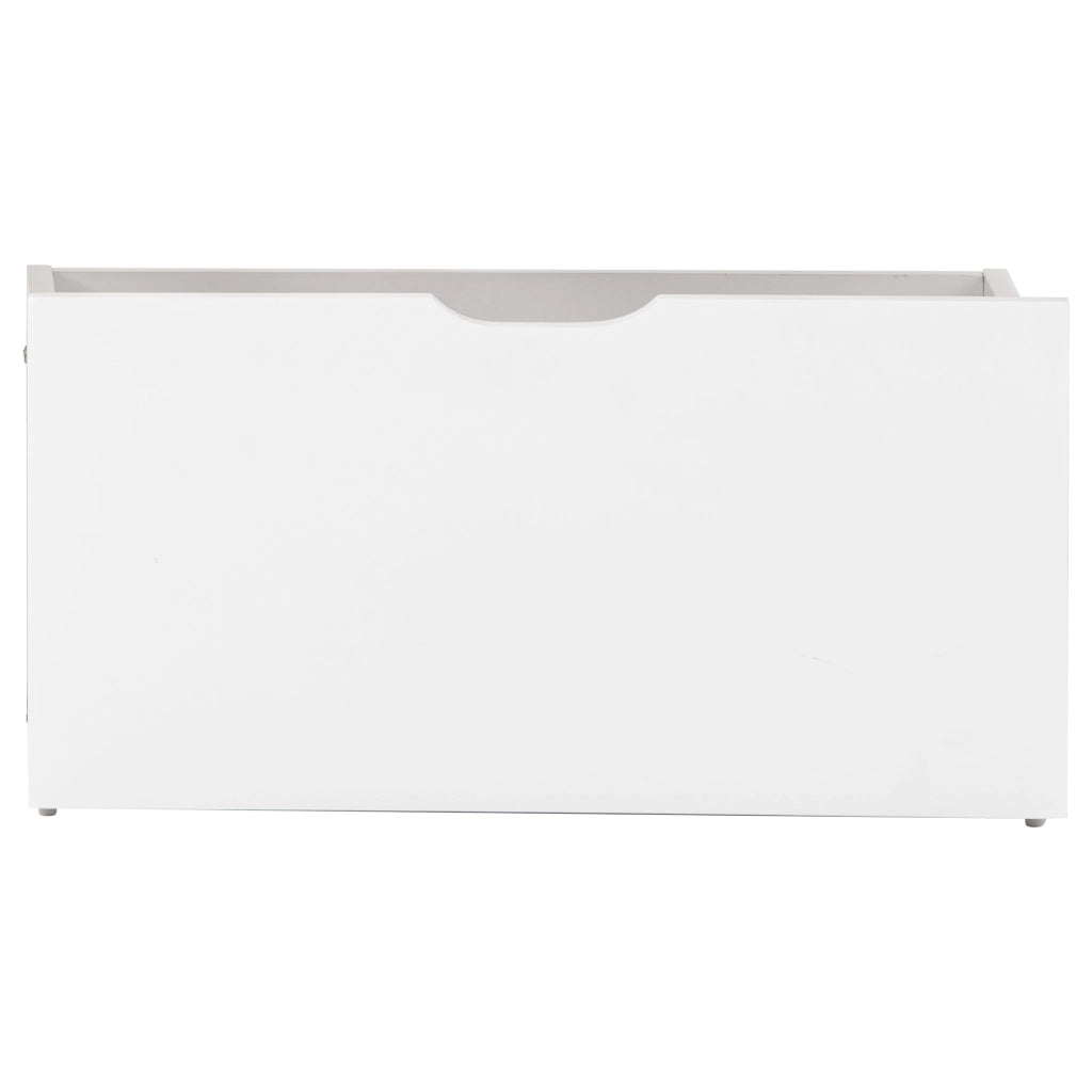 Set di due cassetti sottoletto bianchi 38 cm