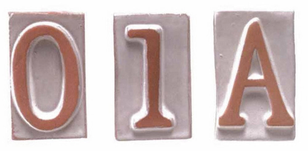 5pz numero civico in terracotta 0 cm.8,5h cod:ferx.34556