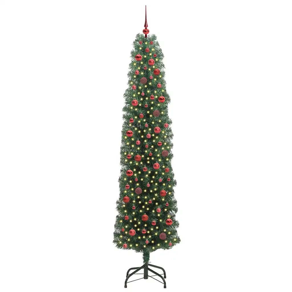 Albero di Natale artificiale con 300 LED Verde 240 cm 3394969