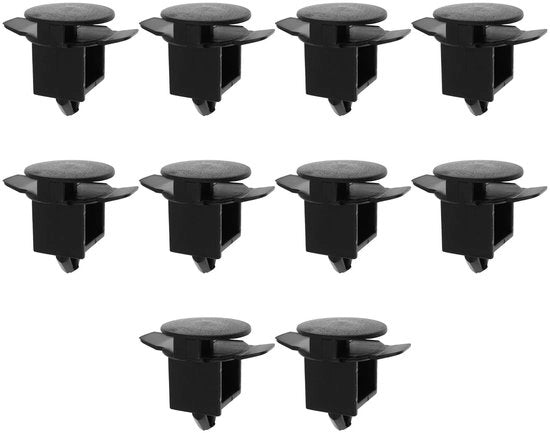 Fissi per trim laterale - 10 pezzi - Compatibili con Jeep Liberty 2002-2013 - Sostituzione per 55157070-AC - Fissaggio per copertura laterale - Materiale nylon resistente - Fissi per trim