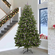 Albero di Natale artificiale 300 cm 300 LED Bianco caldo Verde 3395727