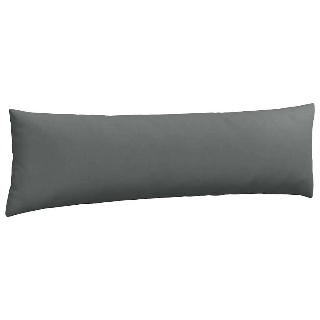 Cuscini da Divano 2 pcs Grigio scuro 145 x 40 cm Tessuto 42013826