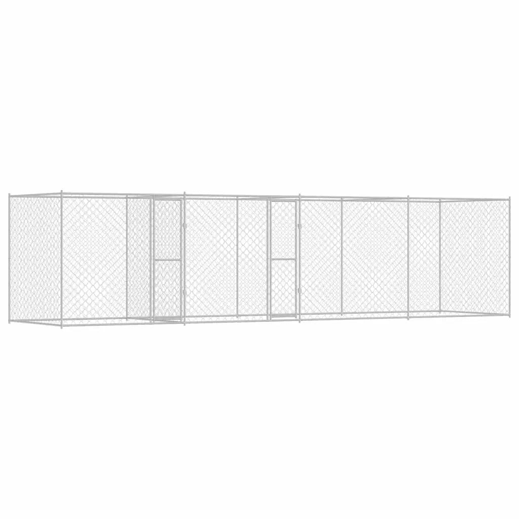 Gabbia per cani Argento 800 x 200 x 200 cm Acciaio zincato 3368313