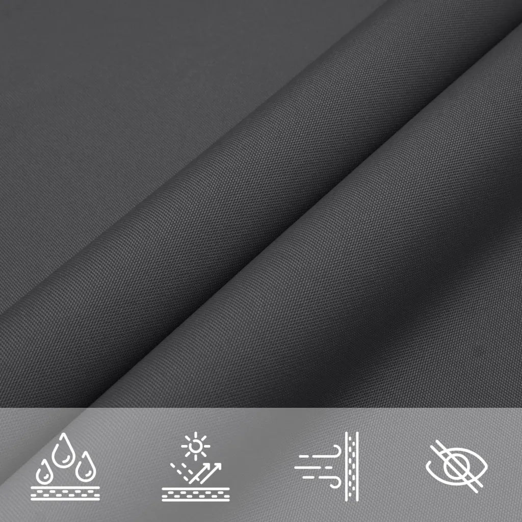Parasole a Vela Oxford Triangolare 4x4x5,8 m Antracite 135122