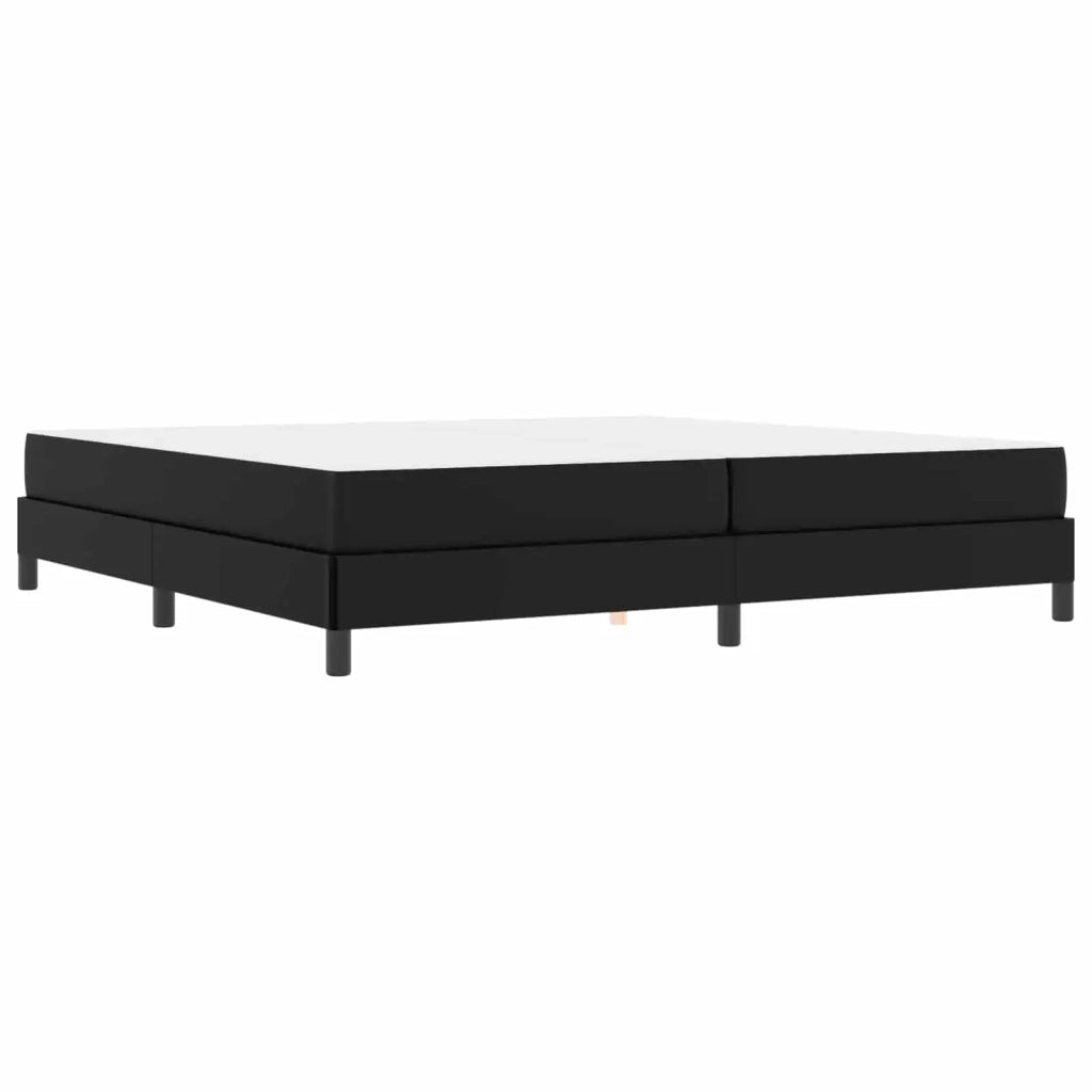 Struttura del letto con materasso Nero 200 x 200 cm Tessuto 3398648
