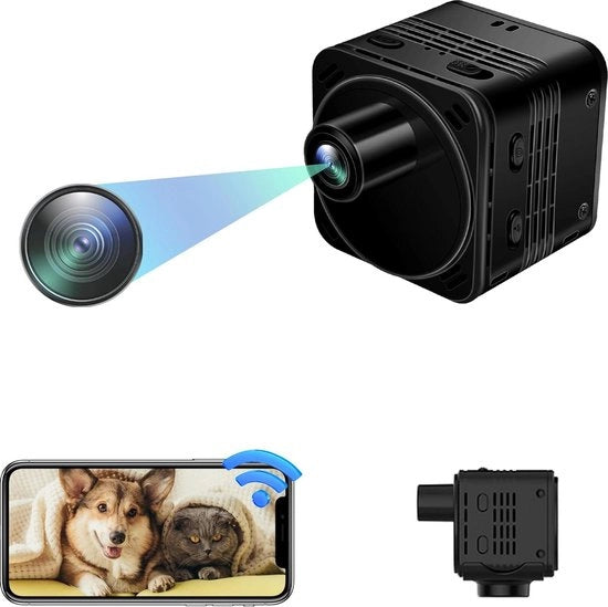 Mini-camera 4K UHD con visione notturna e rilevamento movimento - Utilizzo prolungato