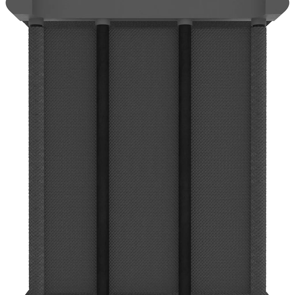 Mobile con 4 Scatole a Cubo Grigio 69x30x72,5 cm in Tessuto 322601