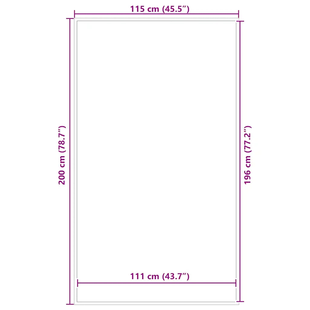 Zerbino | Tappetino Marrone 115x200 cm