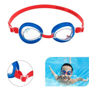Trade Shop - Occhialini Marvel Spiderman Per Bambini Regolabili Nuoto Piscina Mare Estate 3+ -