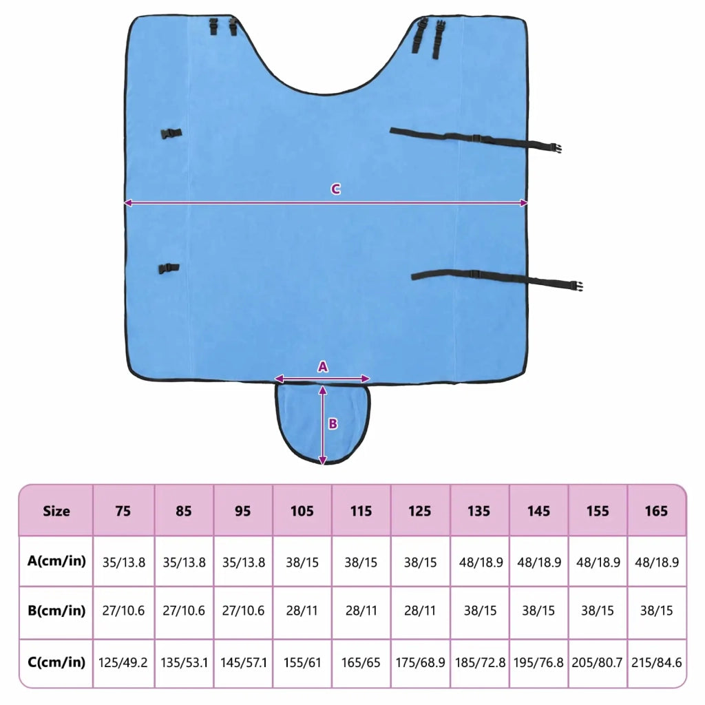 Coperta per Cavalli Aqua Completo 135 cm Poliestere 42013193