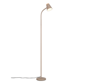 Piantana LED, plastica, beige, H 145 cm, Pongo