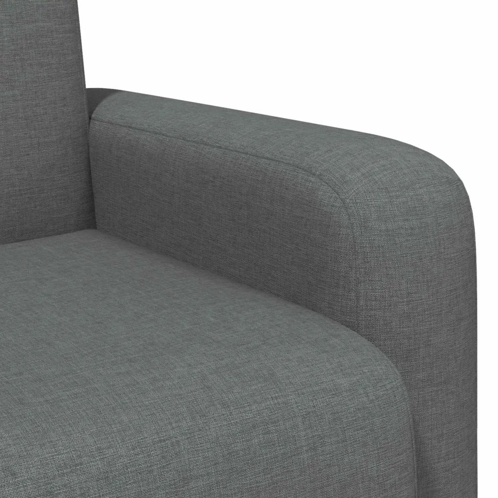 Poltrona Grigio Scuro Tessuto 42042417