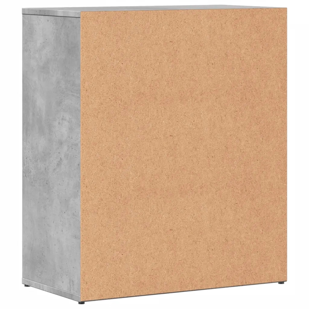 Credenza-Buffet-Armadio da cucina Grigio Cemento 60x31x70 cm in Legno Multistrato 940951