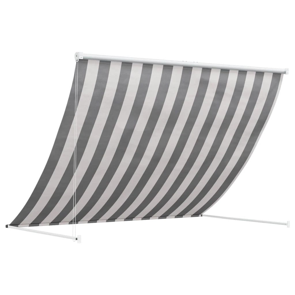 Tenda da Sole Antracite e Bianco 150 x 150 cm 42037073